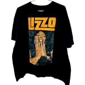 LIZZO Concert Hip Hop Tour Full Graphic Black Men’s XL T-Shirt MINTY R&B